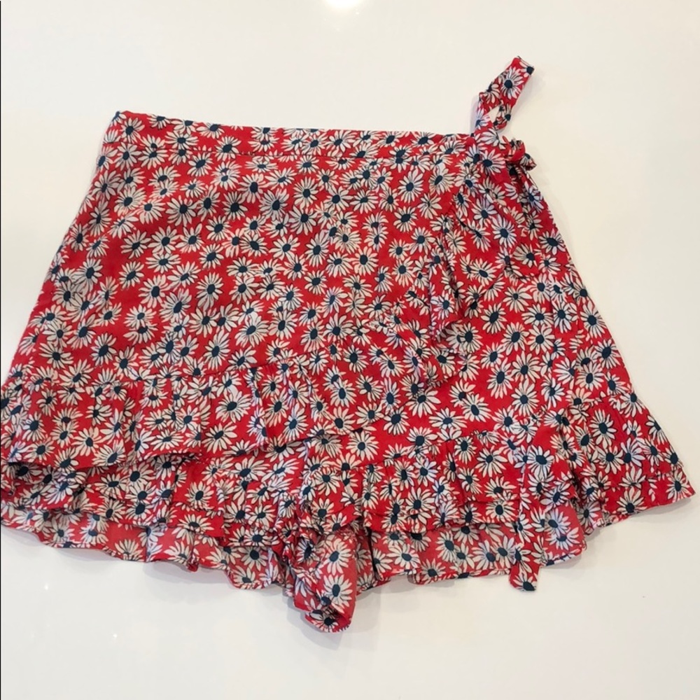 Zara flowered skort